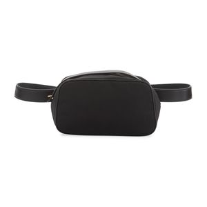 The Row Black Puffy Soft Napa Leather Fanny Pack