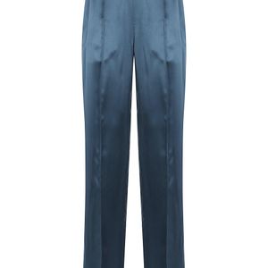 Tom Ford Blue Pants Silk Satin "Peach Feel"