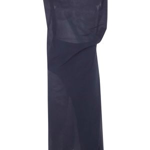 Jacquemus Blue 'La Robe Drap' Midi Dress