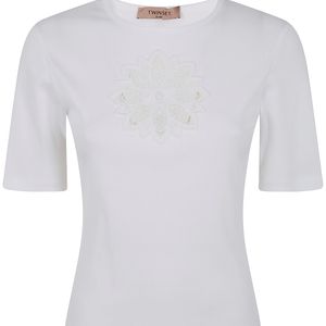 Twinset White Classic T-Shirt