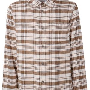Les Deux Natural "Lennon Check" Overshirt for men