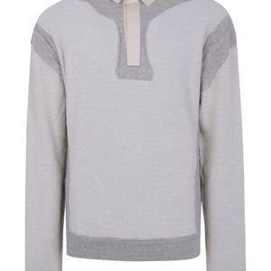 Maison Margiela Grey Polo Neck Sweatshirt for men
