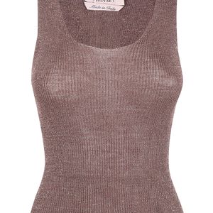 Twinset Brown Basic Top