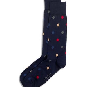Marcoliani Blue Multi Dot Crew Socks for men