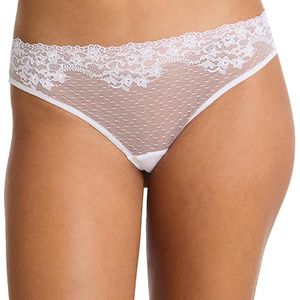 Commando White Double Take Thong