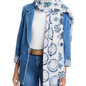 Echo Blue Batik Patch Wrap