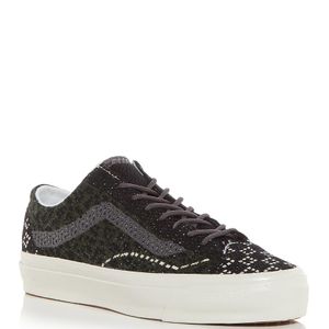 Vans Black Lx Old Skool Woven Sneakers for men