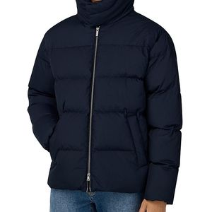 Boggi Blue Down Tech Bomber Jacket for men