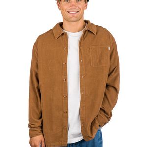 Corduroy Shirt marrón Rhythm de hombre