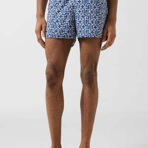 Bogner Fire + Ice Blue Nelson Swim Trunks for men