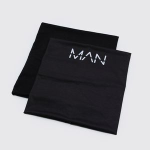 Lot écharpes-tubes unies MAN Dash BoohooMAN pour homme en coloris Noir