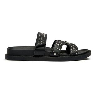 Sole Black Sister Hope Stud Footbed Sandals