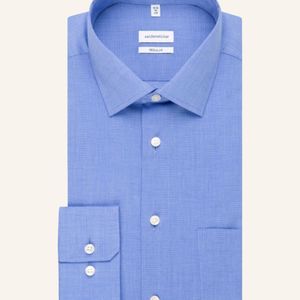 Seidensticker Business Hemd Regular in Blau für Herren