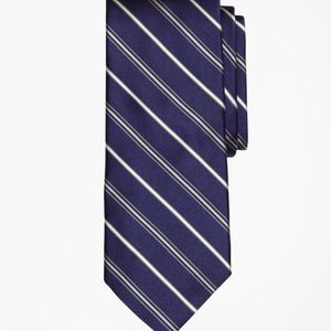 Brooks Brothers Blue Alternating Stripe Tie for men