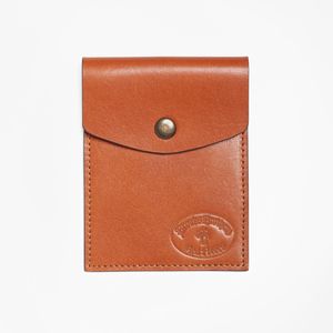 Brooks Brothers Brown Leather Card Case for men