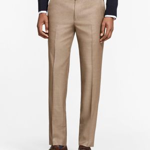 Brooks Brothers Milano Fit Stretch Wool Trousers for men