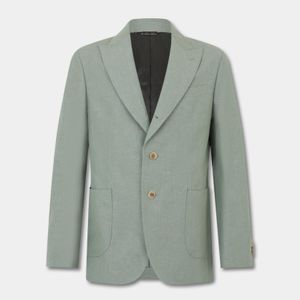 Brooks Brothers Green Cotton-Linen Blazer for men