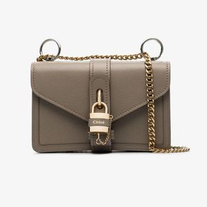 Chloé グレー Aby チェーン バッグ