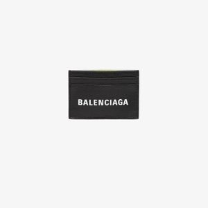 Balenciaga Black Everyday Logo Leather Wallet for men