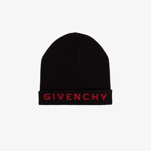 メンズ Givenchy ロゴ ビーニー ブラック