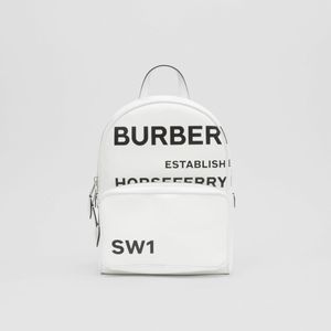 Burberry Rugzak Met Print in het Wit