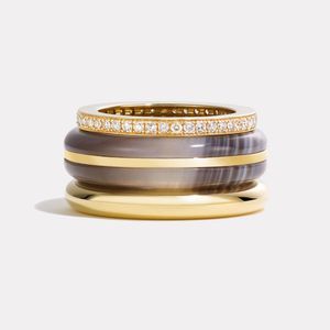 BY PARIAH Natural Classic Ring Stack