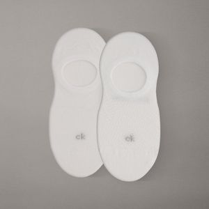 Calvin Klein Grey 2 Pack Soft Texture Invisible Socks