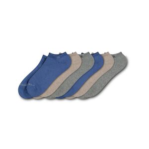 Calvin Klein Blue Basic No-Show 6-Pack Socks for men