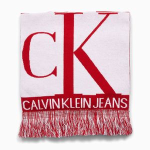 Calvin Klein Sjaal Met Logo in het Rood voor heren