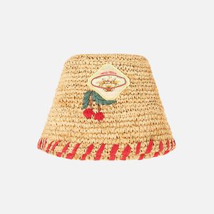 Camilla White Raffia Bucket Hat Va Va Vintage