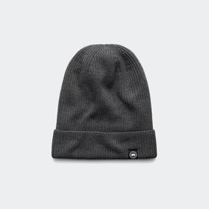 Canada Goose Grey Cotton Rib Toque for men