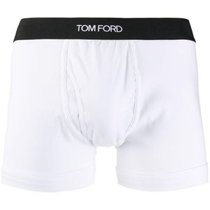 メンズ Tom Ford トム・フォード ロゴ ボクサーパンツ ホワイト