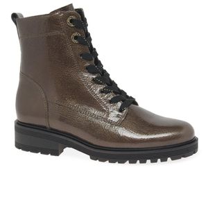 Gabor Brown Flamboyant Ankle Boots Size: 2.5