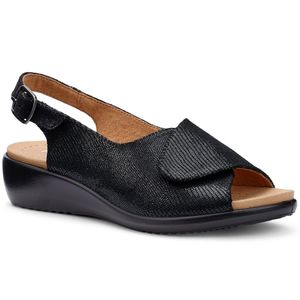 Hotter Blue Olivia Wide Fit Slingback Sandals