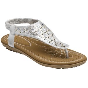 Lotus Metallic Vena Sandals