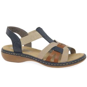 Rieker Blue Globe Sandals