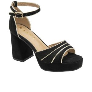 Ravel Black Ornsay Platform Heels