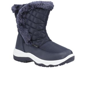 Cotswold Blue Faux Fur-Lined Winter Boots
