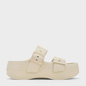 Charles & Keith Natural Bunsy Double-strap Sports Sandals
