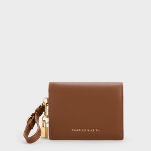 Charles & Keith Brown Scottie Small Wallet