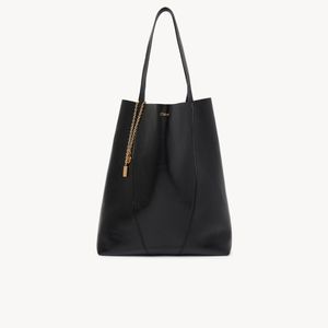 Chloé Black Large Spin Tote Bag