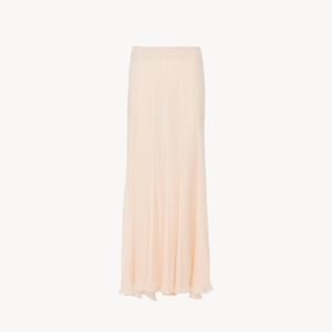 Chloé Natural Fluid Maxi Skirt