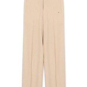Amiri Natural Striped Tailored Trousers for men