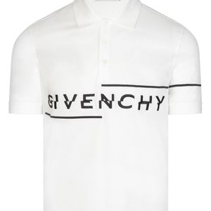 メンズ Givenchy コットンポロシャツ ホワイト