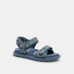COACH Blue Brynn Sandal