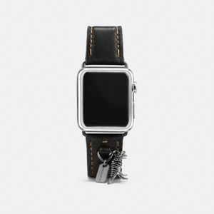 Cinturino Apple Watch® con ciondoli di COACH in Neutro
