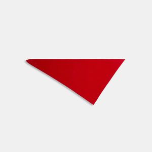 COACH Red Cashmere Knit Triangle Scarf