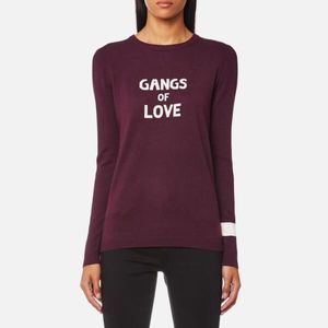 J Brand Purple Women's Gangs Of Love Jumper