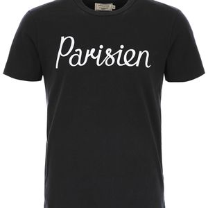 メンズ Maison Kitsuné ブラック Parisien T シャツ