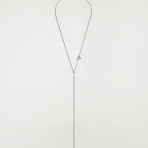 COS White Molten Pendant Necklace